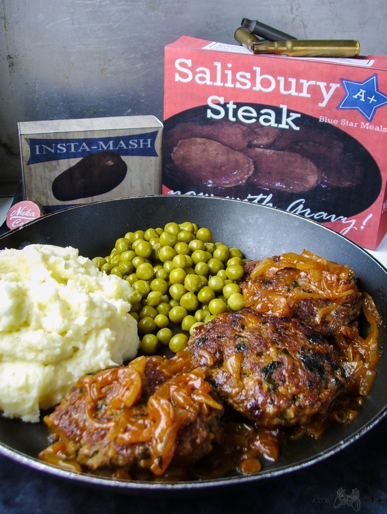 salisbury steak i insta-mash - fallout - stek salisbury i puree ziemniaczane